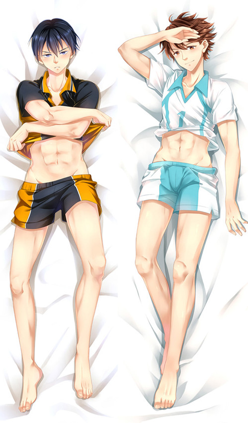 Tobio & Toru from Haikyu dakimakura cover