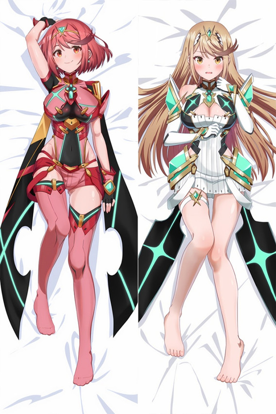Pyra and Mythra (Xenoblade Chronicles) Dakimakura Body Pillow Cover