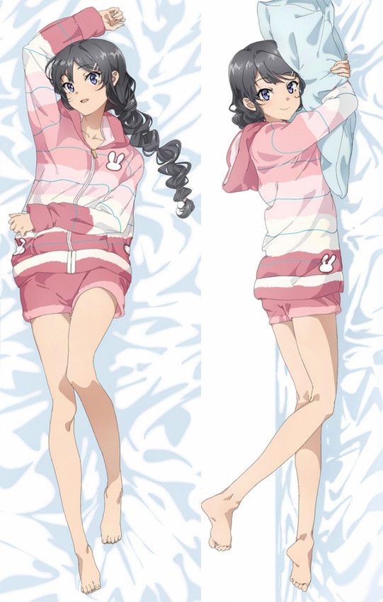 Mai Sakurajima (Rascal Does Not Dream of Bunny Girl Senpai) Dakimakura Body Pillow Cover