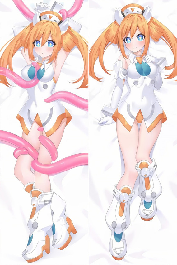 Uzume (Orange Heart) (Hyperdimension Neptunia) Dakimakura Body Pillow Cover