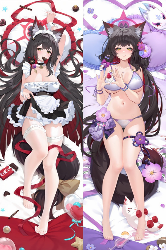 Kosaka Wakamo (Blue Archive) Dakimakura Body Pillow Cover