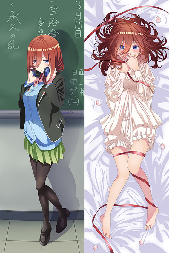 Miku Nakano from Quintessential Quintuplets dakimakura cover