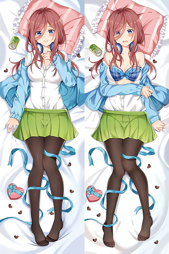 Miku Nakano (The Quintessential Quintuplets) Dakimakura Body Pillow Cover