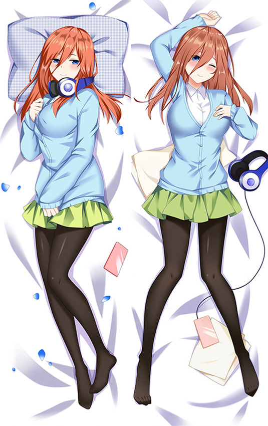 Miku Nakano (The Quintessential Quintuplets) Dakimakura Body Pillow Cover