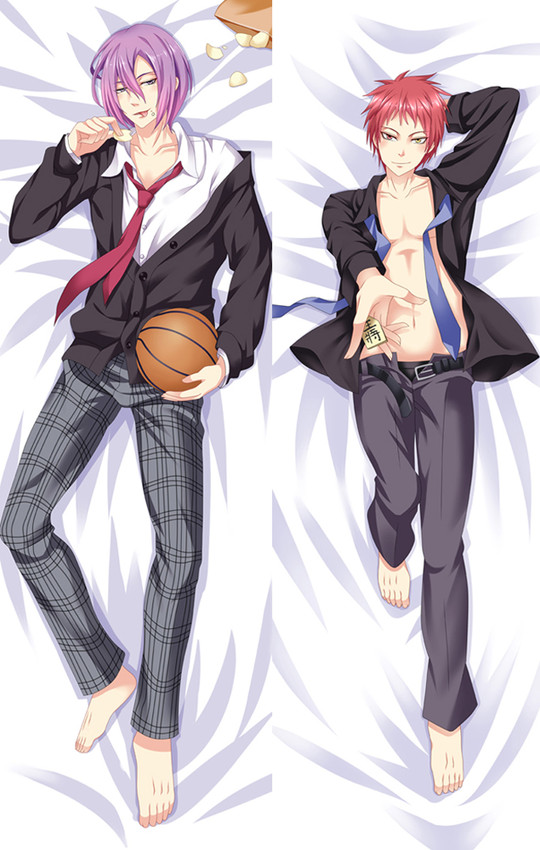 Atsushi and Akashi from Kuroko's Basketball dakimakura cover
