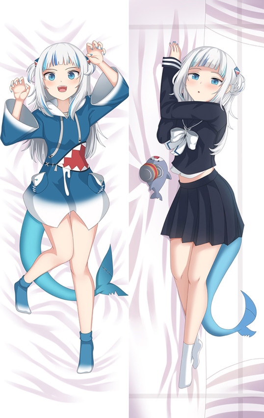 Gawr Gura (Vtuber) Dakimakura Body Pillow Cover