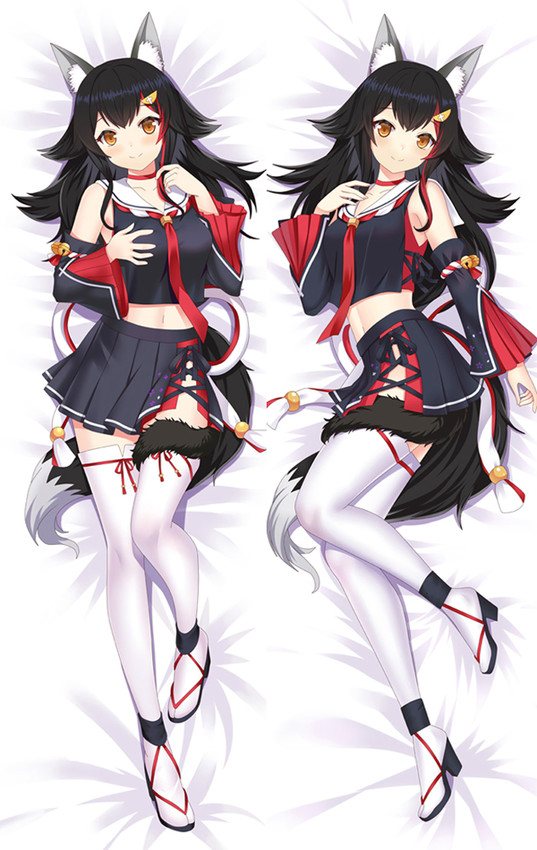 Ookami Mio from Vtuber Hololive dakimakura cover