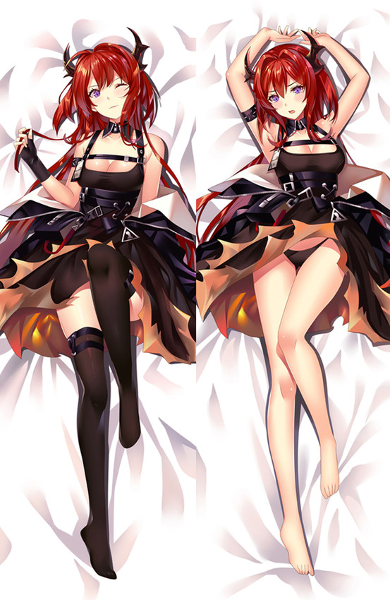 Surtr (Arknights) Dakimakura Body Pillow Cover