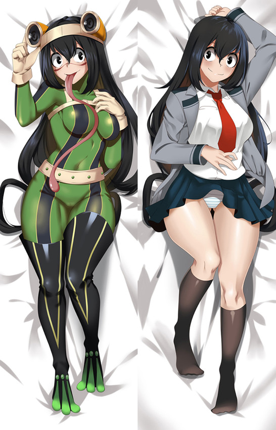 Tsuyu Asui from My Hero Academia dakimakura cover