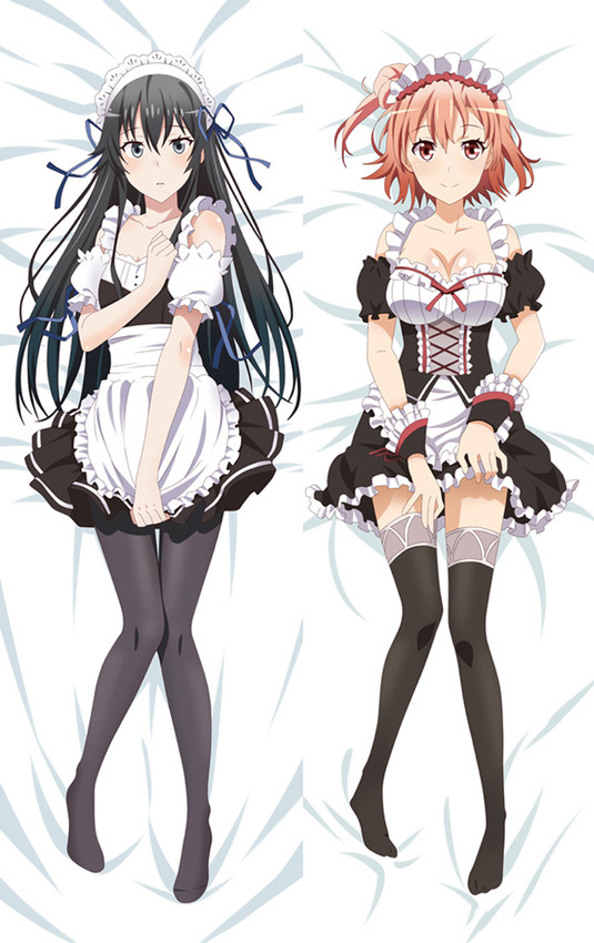 Yui and Yukino from Oregairu dakimakura cover