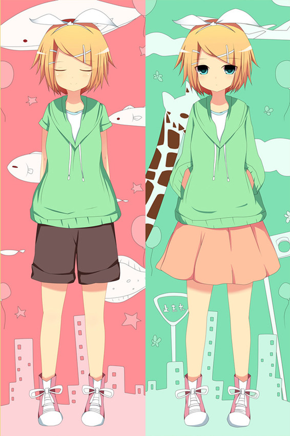 Rin Kagamine from Vocaloid dakimakura cover