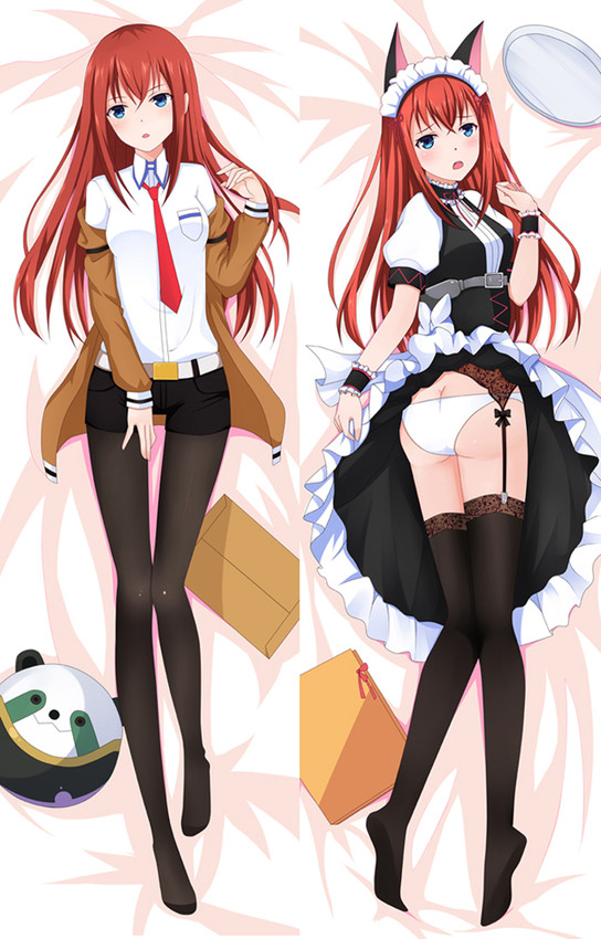 Makise Kurisu from Steins Gate dakimakura cover