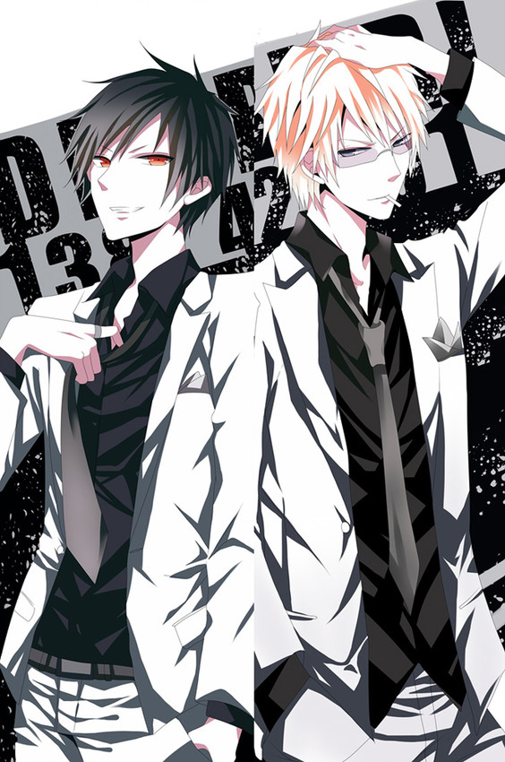 Izaya and Shizuo from Durarara dakimakura cover