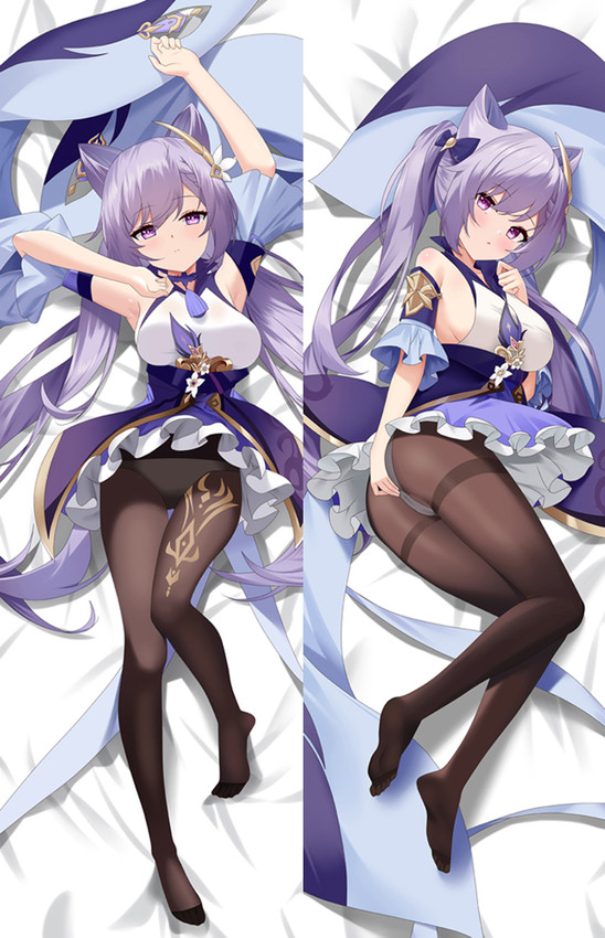 Keqing from Genshin Impact dakimakura cover