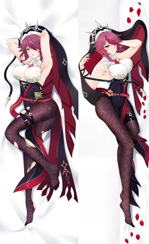 Rosaria (Genshin Impact) Dakimakura Body Pillow Cover