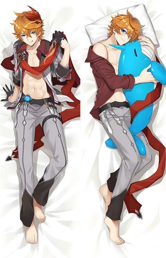 Tartaglia from Genshin Impact dakimakura cover