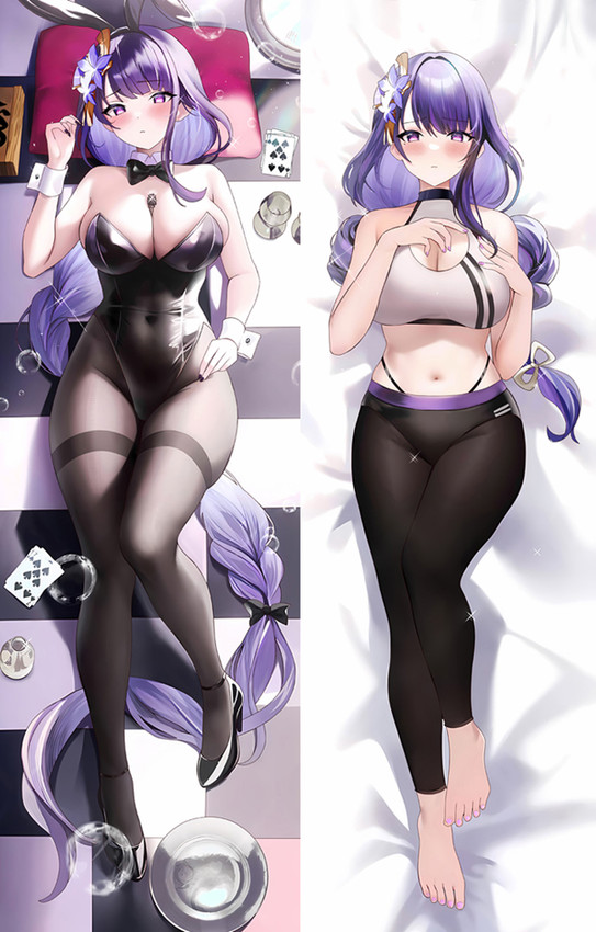 Raiden Shogun from Genshin Impact dakimakura cover