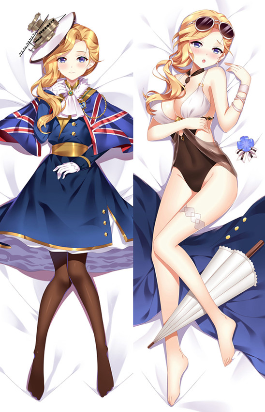 Hood (Azur Lane) Dakimakura Body Pillow Cover
