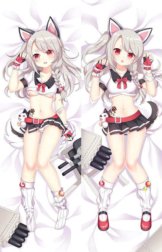 Yuudachi from Azur Lane dakimakura cover