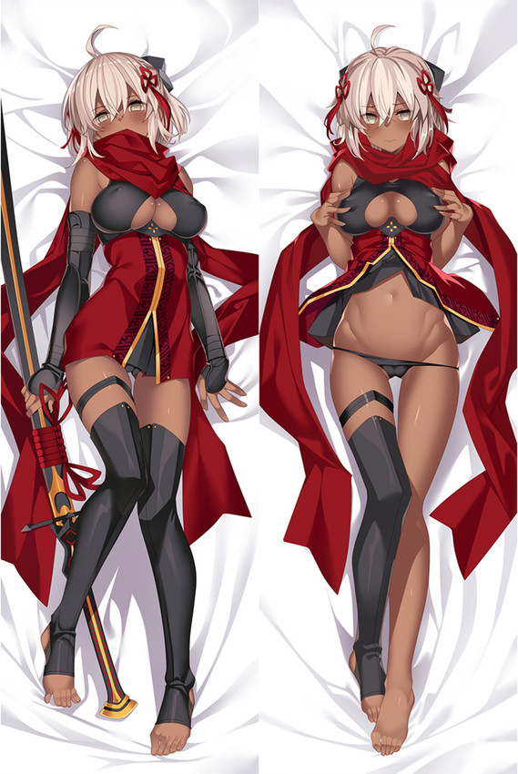 Okita Souji (Fate Grand Order) Dakimakura Body Pillow Cover