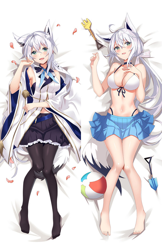 Shirakami Fubuki from Vtuber Hololive dakimakura cover