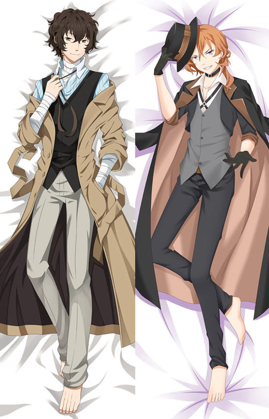 Osamu and Chuuya from Bungo Stray Dogs dakimakura cover