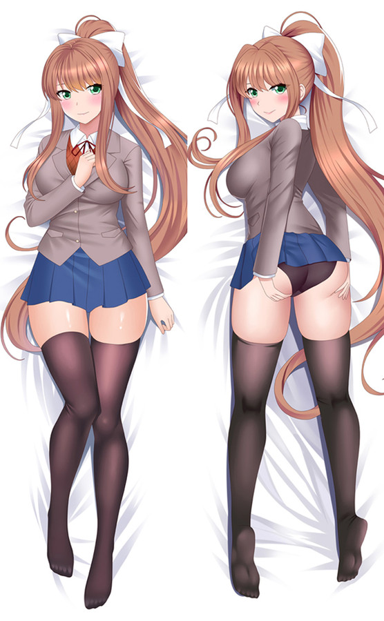 Monika from Doki Doki Literature Club dakimakura cover Monika from Doki Doki Literature Club dakimakura cover