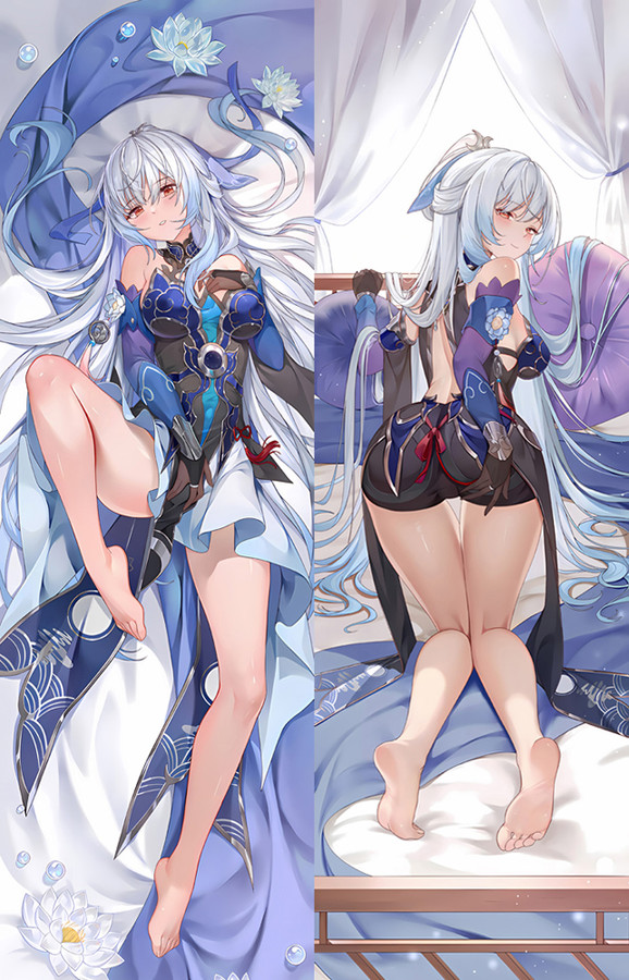 Jingliu from Honkai Star Rail dakimakura cover Jingliu from Honkai Star Rail dakimakura cover