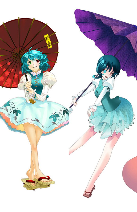 Tatara Kogasa from Touhou Project dakimakura cover Tatara Kogasa from Touhou Project dakimakura cover