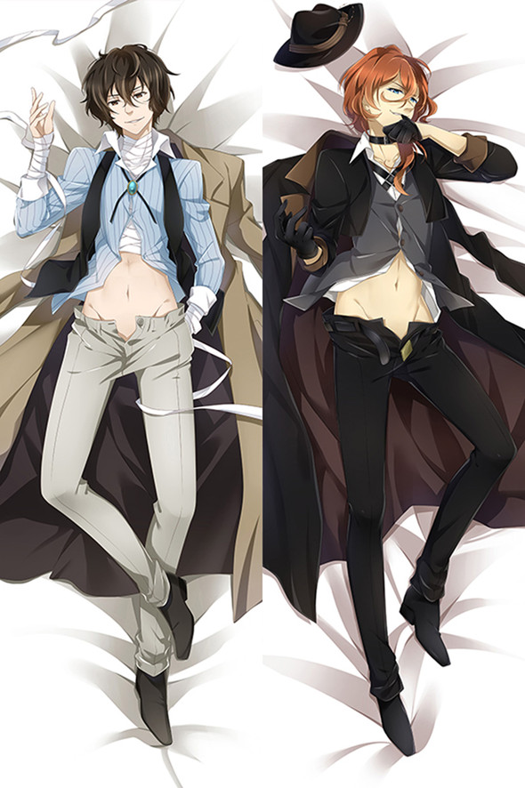 Osamu and Chuuya from Bungo Stray Dogs dakimakura cover