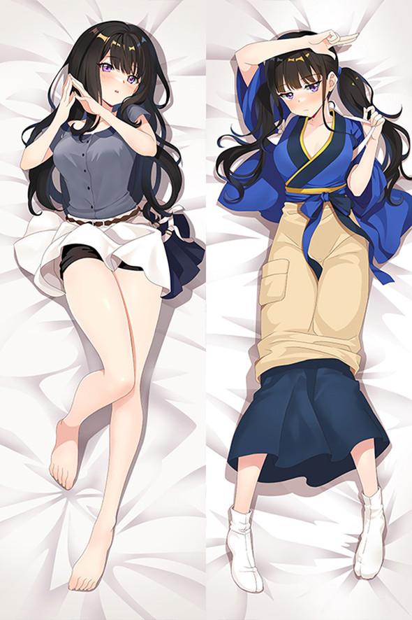 Takina Inoue from Lycoris Recoil dakimakura cover Takina Inoue from Lycoris Recoil dakimakura cover