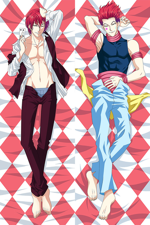 Hisoka Morow from Hunter x Hunter dakimakura cover Hisoka Morow from Hunter x Hunter dakimakura cover