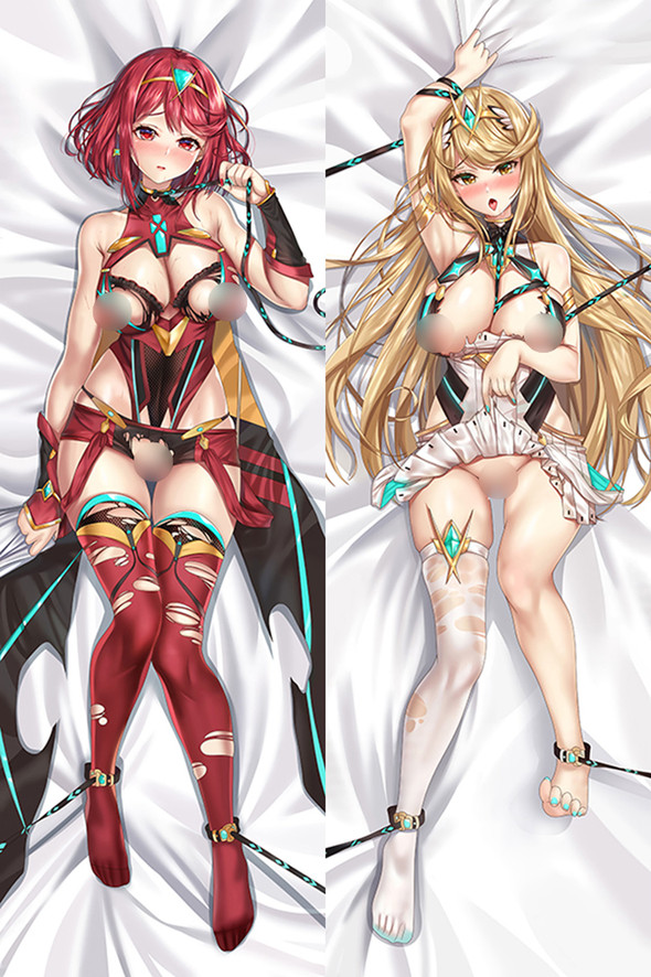 Pyra and Mythra from Xenoblade Chronicles 18+ dakimakura cover Pyra and Mythra from Xenoblade Chronicles 18+ dakimakura cover