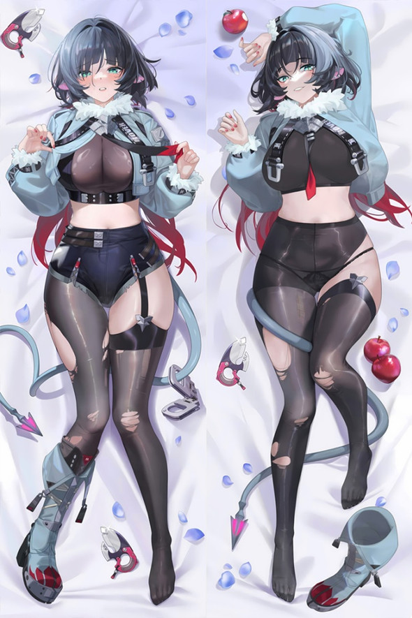 Jane Doe from Zenless Zone Zero dakimakura cover Jane Doe from Zenless Zone Zero dakimakura cover
