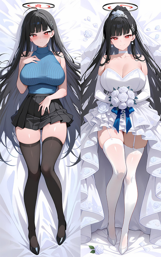 Tsukatsuki Rio from Blue Archive dakimakura cover Tsukatsuki Rio from Blue Archive dakimakura cover