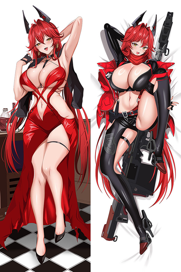 Red Hood from Nikke Goddess of Victory dakimakura cover