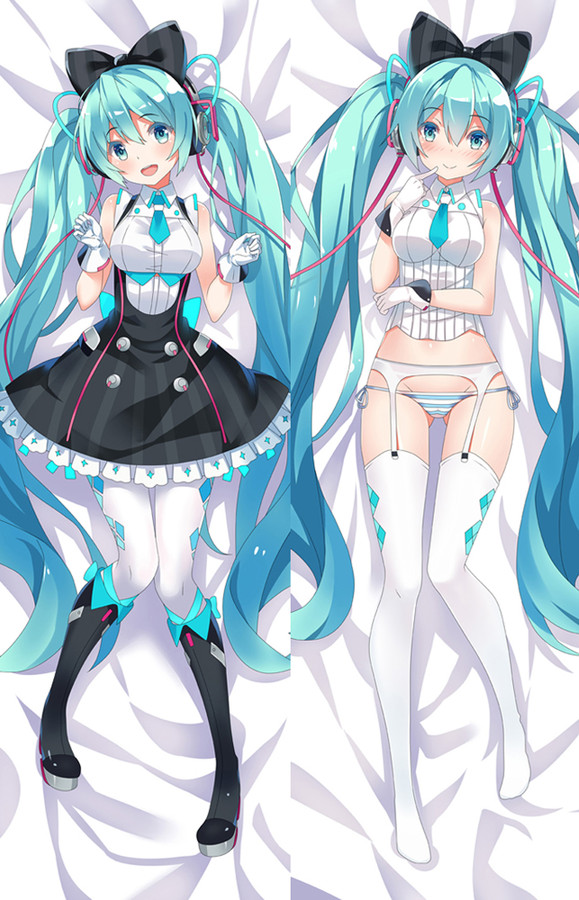 Hatsune Miku from Vocaloid dakimakura cover