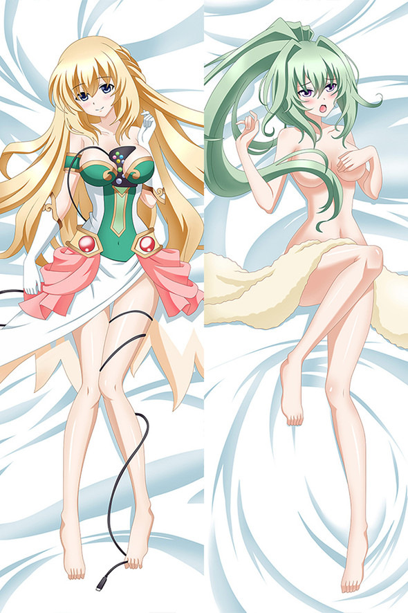 Vert and Chika from Hyperdimension Neptunia Body Pillow Dakimakura Cover Vert and Chika from Hyperdimension Neptunia Body Pillow Dakimakura Cover