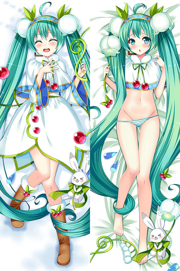 Hatsune Miku from Vocaloid dakimakura cover Hatsune Miku from Vocaloid dakimakura cover