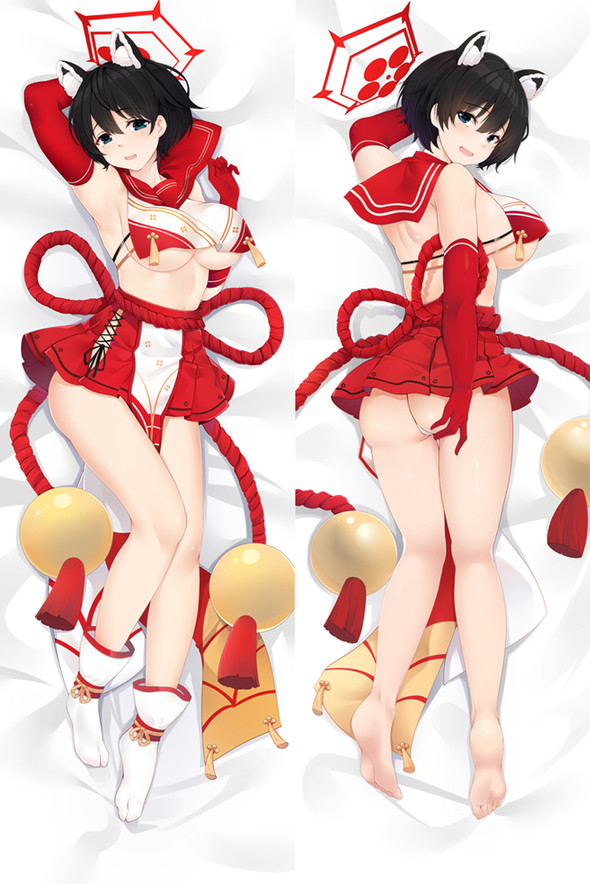 Kasuga Tsubaki from Blue Archive dakimakura cover Kasuga Tsubaki from Blue Archive dakimakura cover