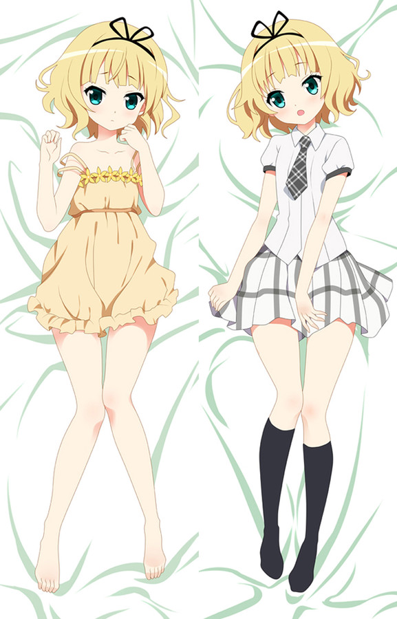 Syaro Kirima from Is the Order a Rabbit dakimakura cover Syaro Kirima from Is the Order a Rabbit dakimakura cover