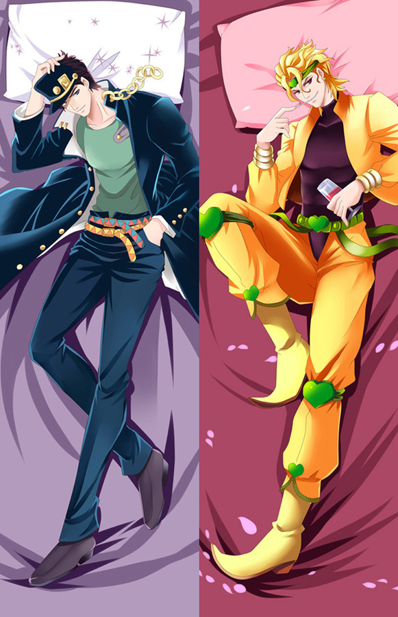 Jotaro Kujo & Dio Brando from JoJo's Bizarre Adventure dakimakura cover Jotaro Kujo & Dio Brando from JoJo's Bizarre Adventure dakimakura cover