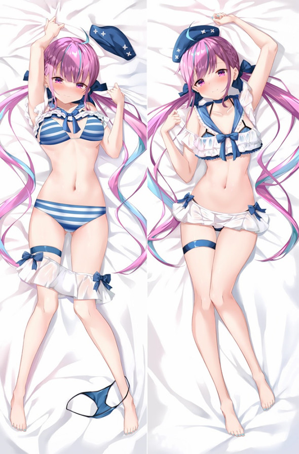 Minato Aqua from Vtuber Hololive dakimakura cover
