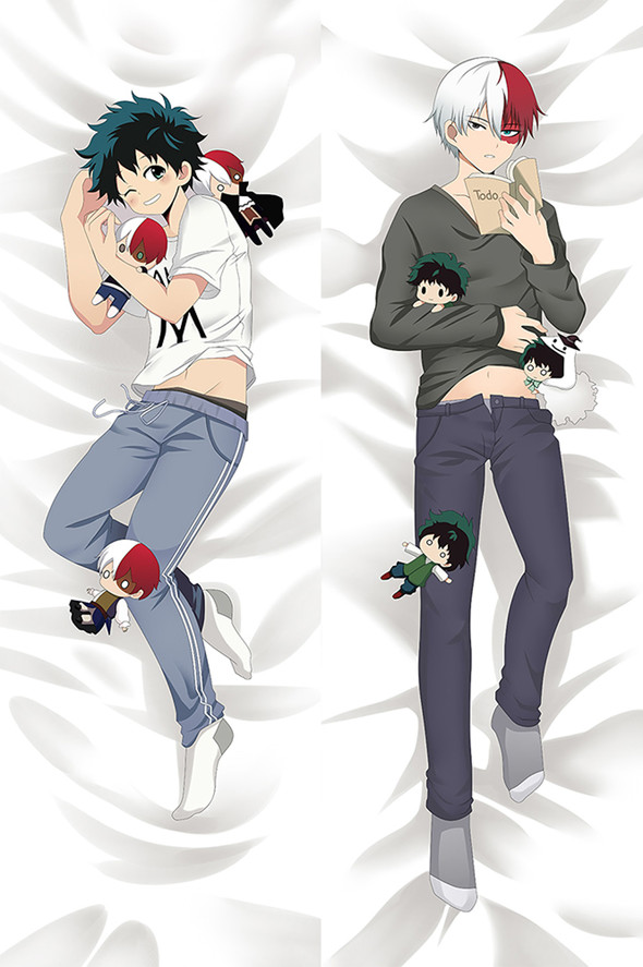 Shoto and Izuku from My Hero Academia dakimakura cover Shoto and Izuku from My Hero Academia dakimakura cover