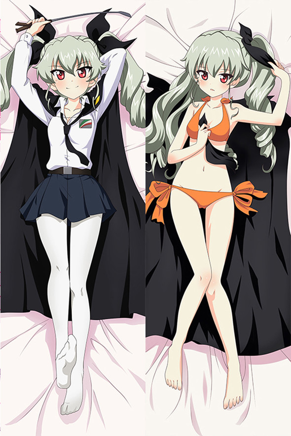 Anchovy from Girls und Panzer dakimakura cover Anchovy from Girls und Panzer dakimakura cover