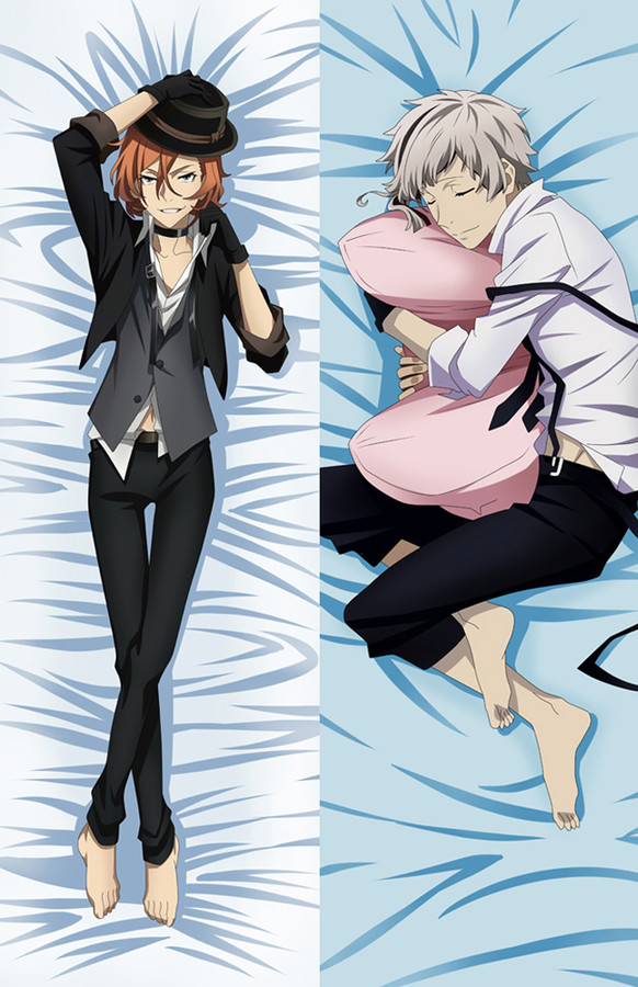 Chuuya and Atsushi from Bungo Stray Dogs dakimakura cover