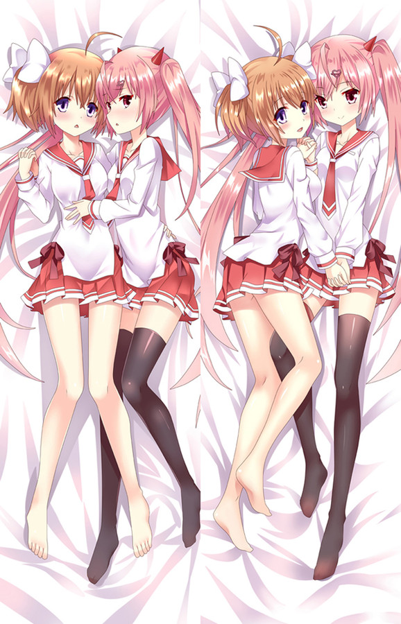 Aria and Akari from Aria the Scarlet Ammo dakimakura cover Aria and Akari from Aria the Scarlet Ammo dakimakura cover