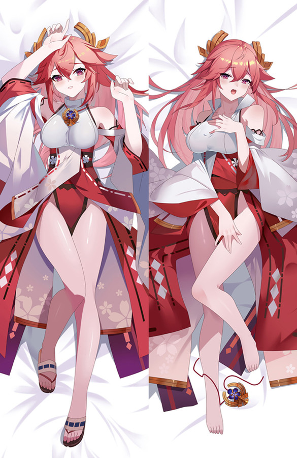Yae Miko from Genshin Impact dakimakura cover Yae Miko from Genshin Impact dakimakura cover