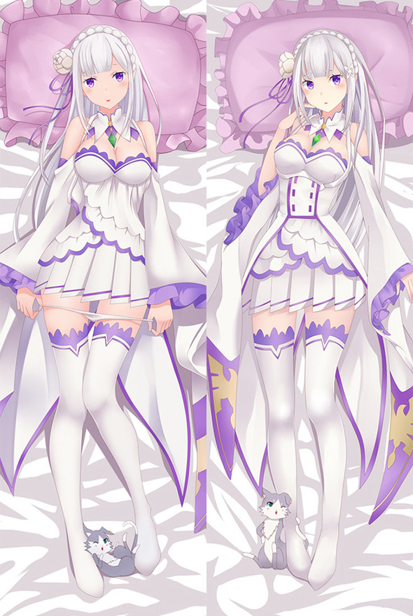 Emilia from Re: Zero dakimakura cover Emilia from Re: Zero dakimakura cover