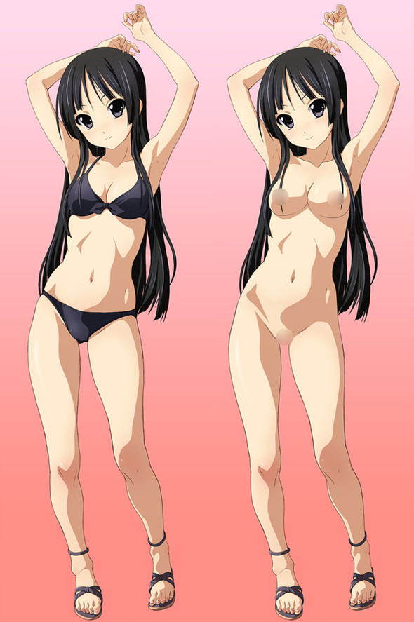 Mio Akiyama from K-ON 18+ dakimakura cover